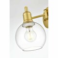 Cling 110 V E26 1 Light Vanity Wall Lamp, Brass CL2952380